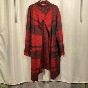 Red and Black Coat